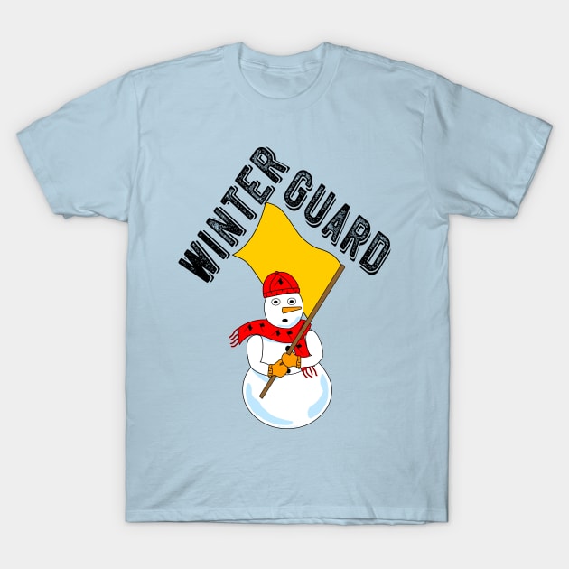 Winter Guard Snowman T-Shirt by Barthol Graphics